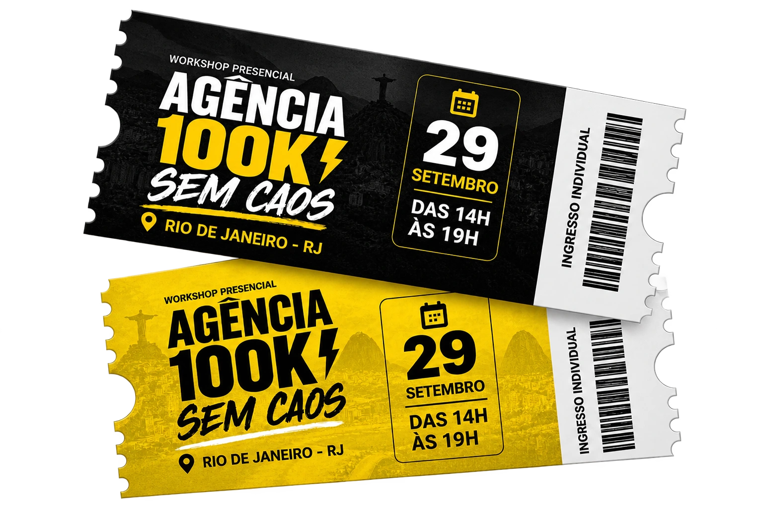 Ingresso Workshop Presencial Agência 100K Sem Caos
